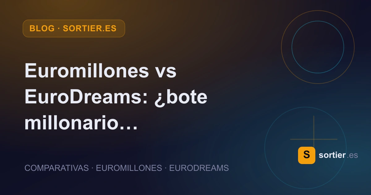 Portada del artículo: Euromillones vs EuroDreams: ¿bote millonario o 20.000 € al mes para siempre?